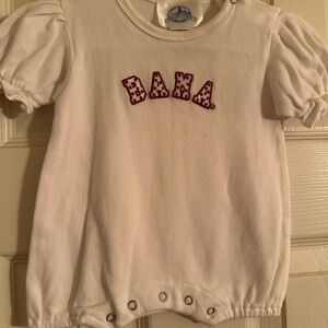 Infant 12 Months Bama Alabama White Bubble